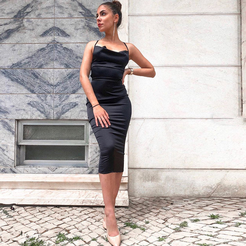 Vestido Midi Kim Kadashian com alcinha || Várias Cores