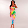 Vestido Midi Rainbow com alcinha